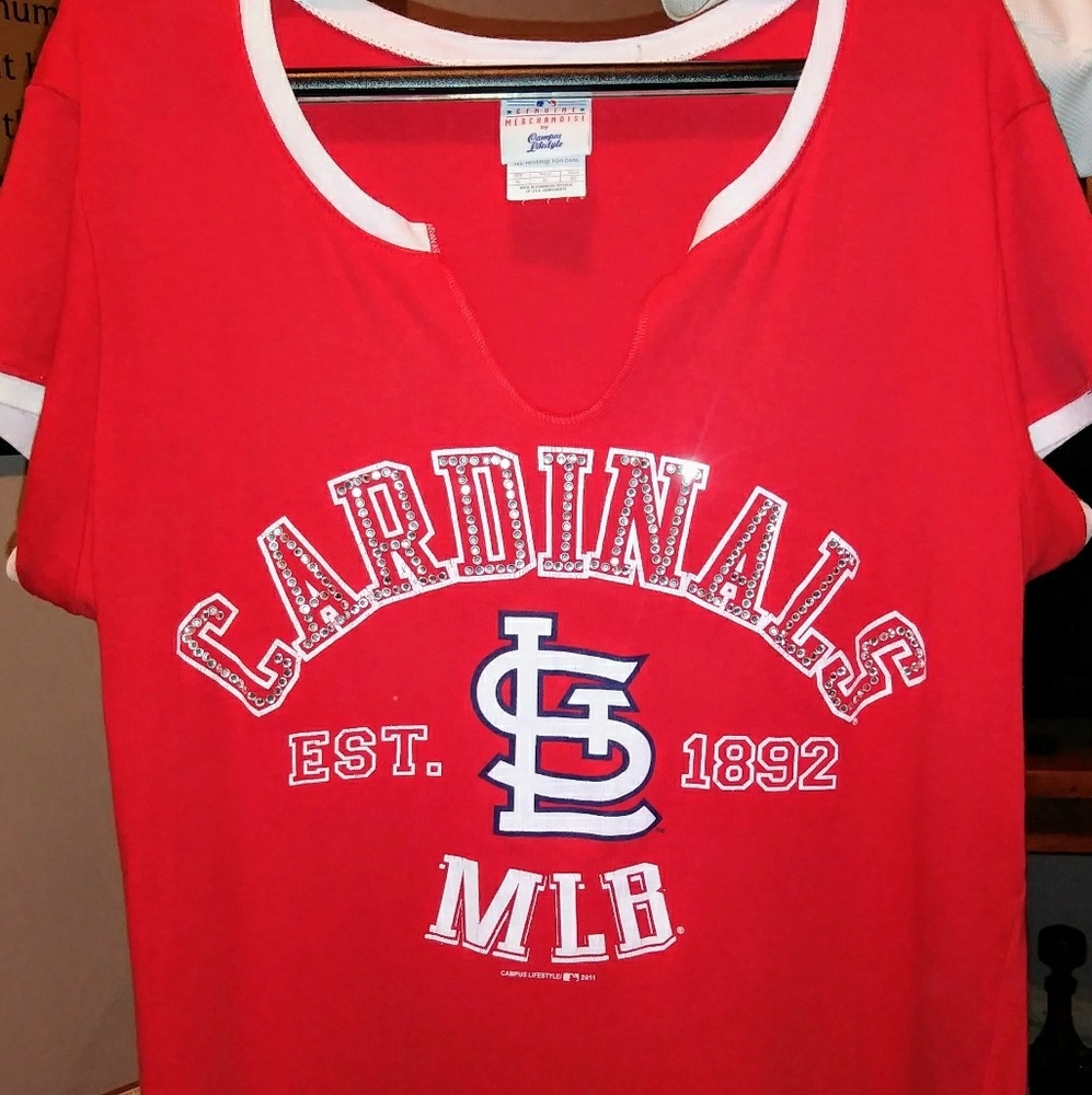 STL Blinged Cardinals Tshirt